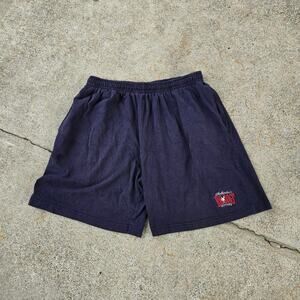 Vtg 90s BIG DOGS Authentic Attitude Embroidered Logo Athletic Cotton Shorts L